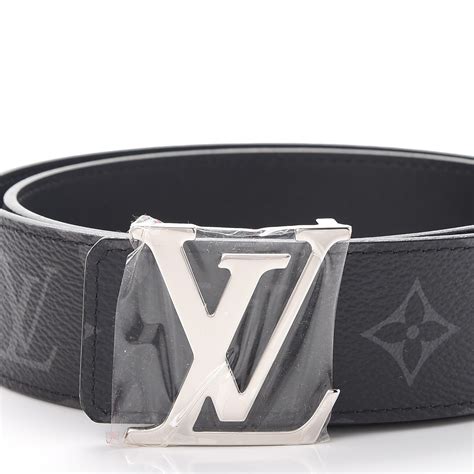 silver Louis Vuitton belt